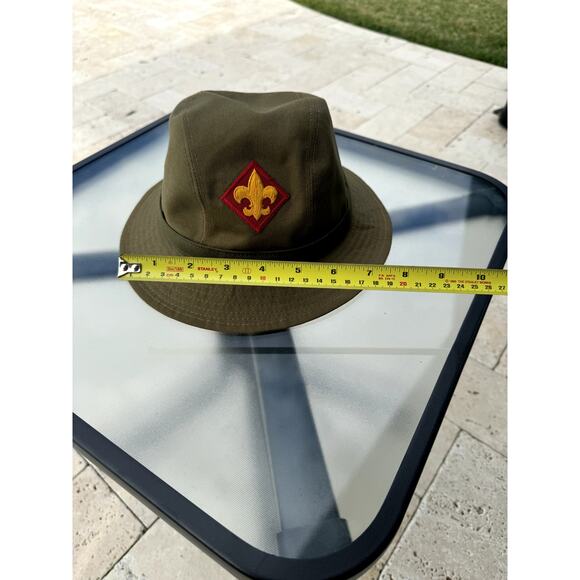 oscar de la renta boy scouts hat Size Medium Green BSA - Picture 8 of 9